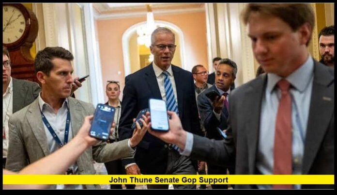 John Thune Senate GOP support John Thune Senate GOP support