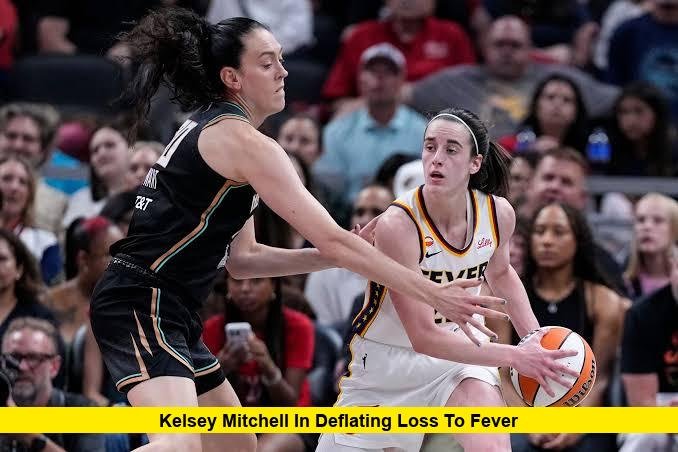 Kelsey Mitchell in deflating loss to Fever Kelsey Mitchell in Deflating Loss to Fever