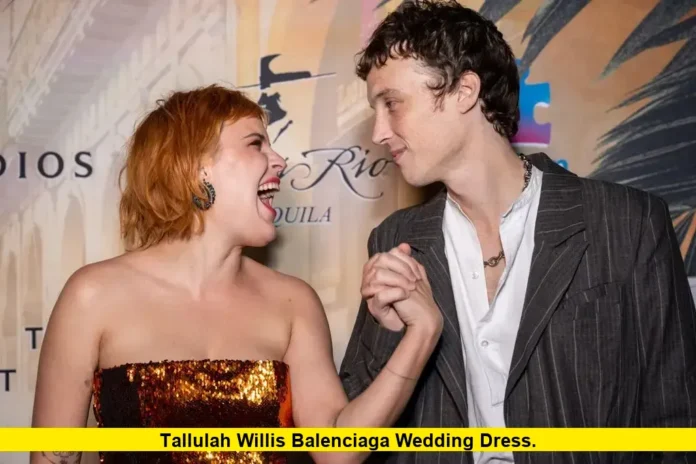 Tallulah Willis Balenciaga Wedding Dress. Tallulah Willis Balenciaga Wedding Dress