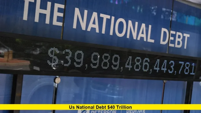 US National Debt $40 Trillion US National Debt $40 Trillion