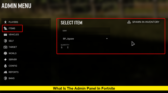 What Is the Admin Panel in Fortnite What Is the Admin Panel in Fortnite