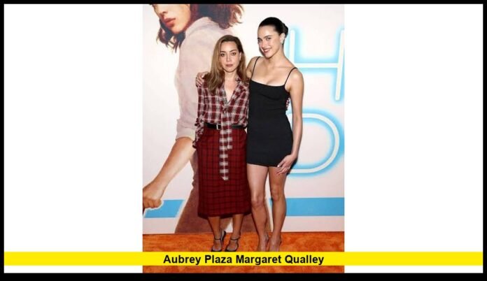 aubrey plaza margaret qualley