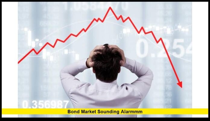 bond market sounding alarmmm as Treasury Yields Rise and Debt Concerns Intensify