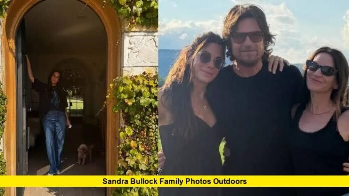 sandra bullock family photos outdoors Sandra Bullock Family Photos Outdoors