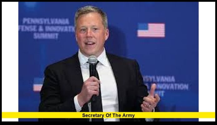 secretary of the army secretary of the army