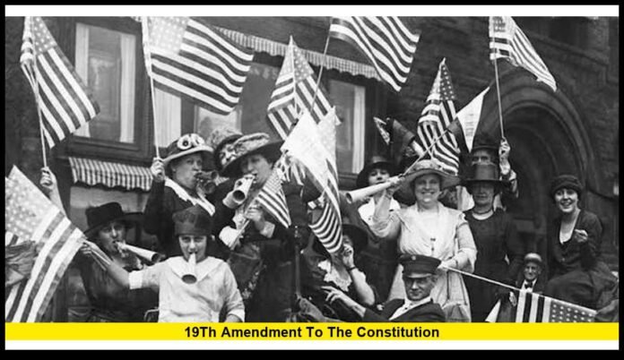 19th Amendment to the Constitution 19th Amendment to the Constitution
