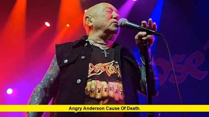 Angry Anderson Cause of Death