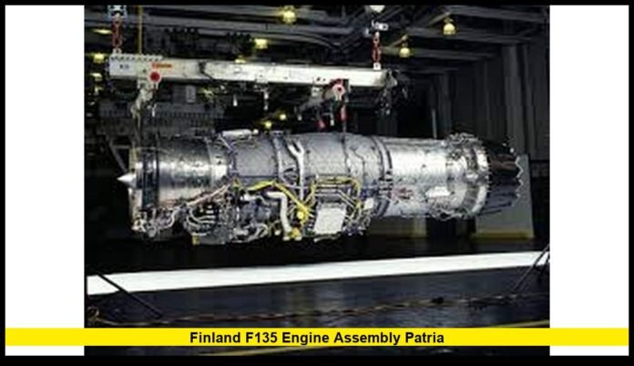 Finland F135 engine assembly Patria Finland F135 engine assembly Patria