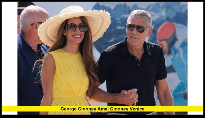 George Clooney Amal Clooney Venice
