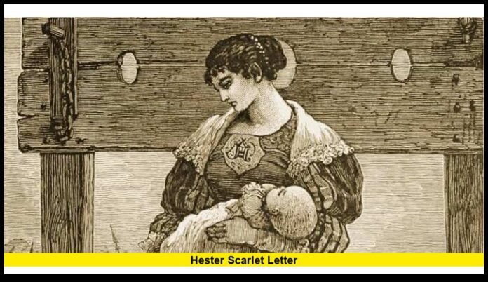 Hester Prynne in The Scarlet Letter