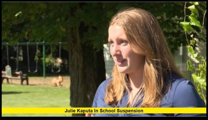 Julie Kaputa in school suspension Julie Kaputa in school suspension