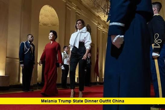 Melania Trump State Dinner Outfit China Melania Trump State Dinner Outfit China