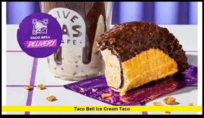 Taco Bell ice cream taco