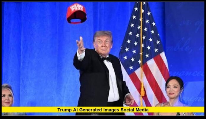 Trump AI generated images social media Trump AI generated images social media
