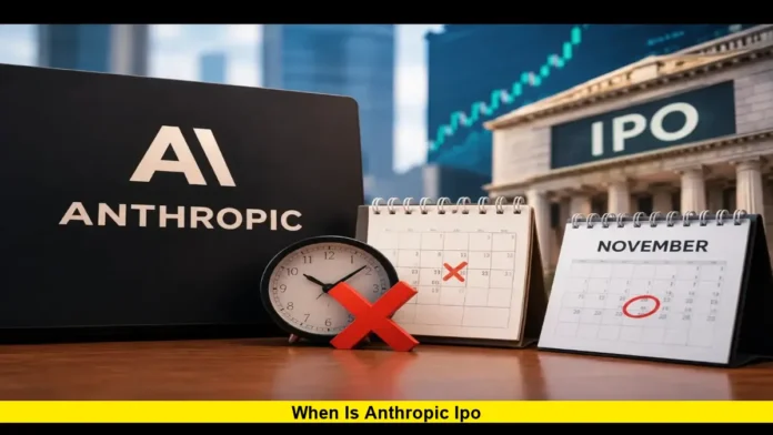 When Is Anthropic IPO