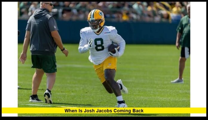 When is Josh Jacobs coming back