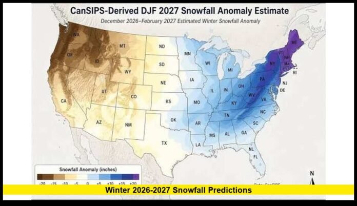 Winter 2026-2027 snowfall predictions