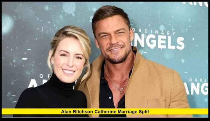 alan ritchson catherine marriage split