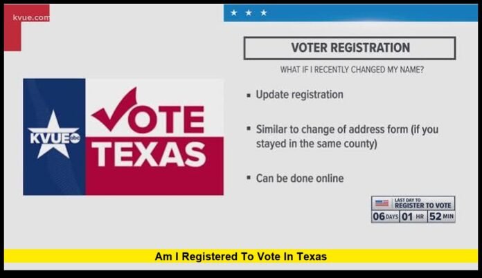 am i registered to vote in texas How to Check Your Status Before the 2026 Election