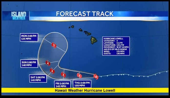 hawaii weather hurricane lowell