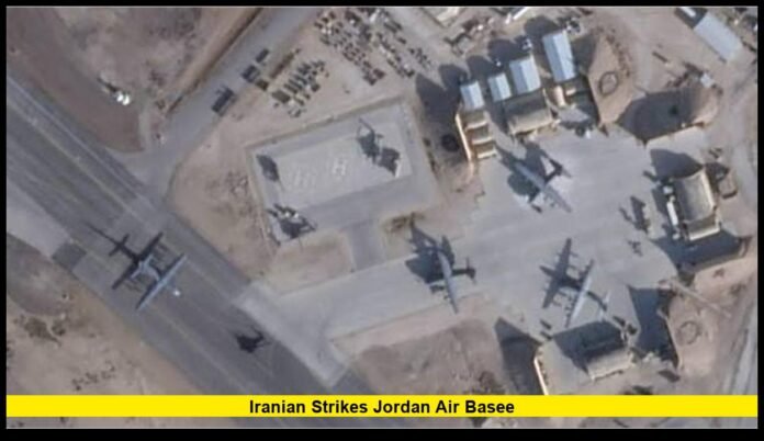 iranian strikes jordan air basee U.S. Aircraft Damaged as Middle East Conflict Escalates
