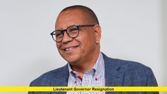 lieutenant governor resignation