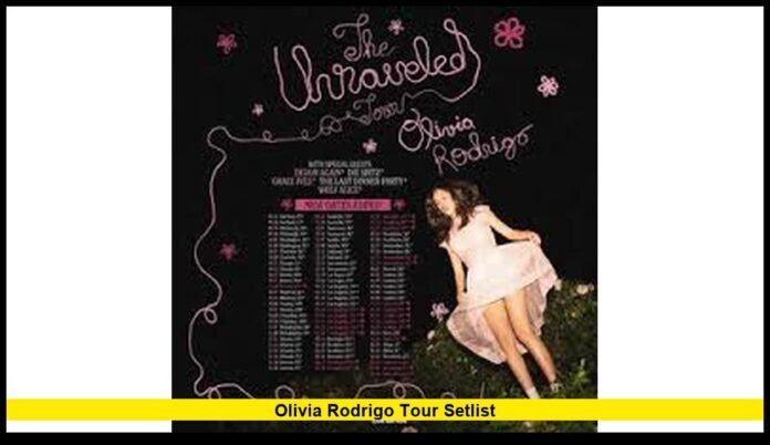 olivia rodrigo tour setlist
