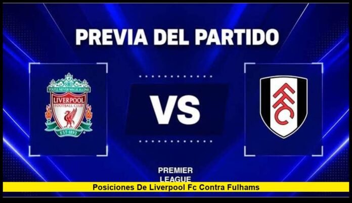 posiciones de liverpool fc contra fulhams clasificación y análisis tras el empate en Anfield