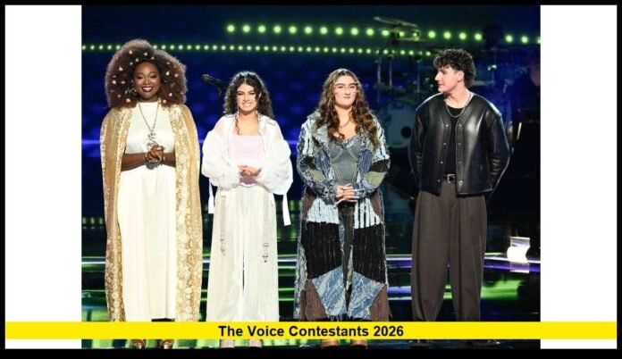 the voice contestants 2026
