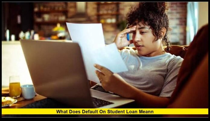 what does default on student loan meann Understanding the Risks and Your Options