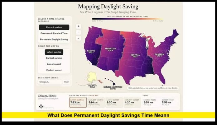 what does permanent daylight savings time meann Latest 2026 U.S. Update