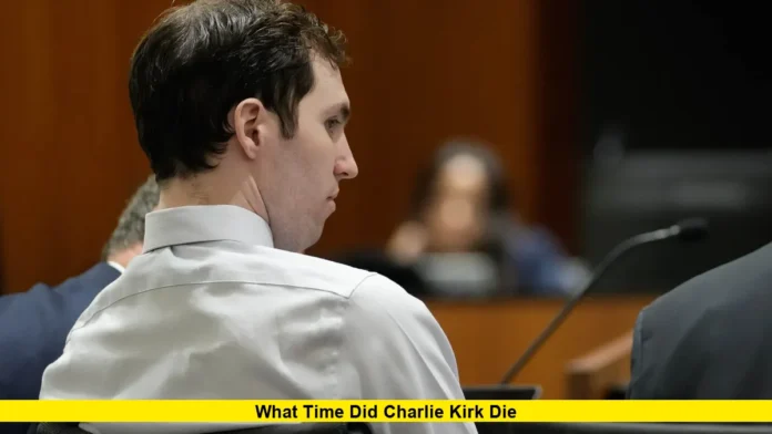 What Time Did Charlie Kirk Die