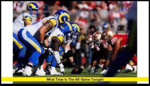 what time is the nfl game tonight