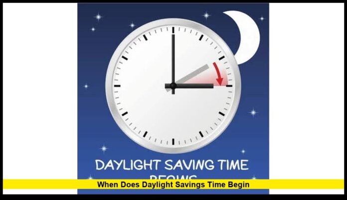 when does daylight savings time begin