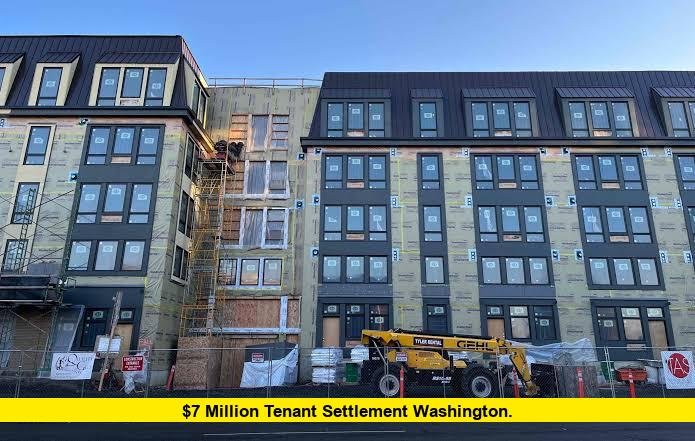 $7 Million Tenant Settlement Washington. $7 Million Tenant Settlement Washington