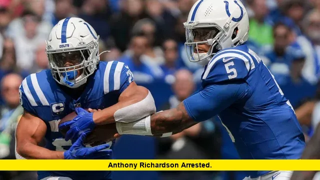Anthony Richardson Arrested