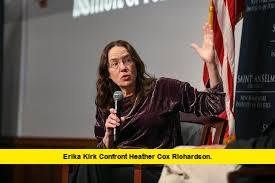 Erika Kirk Confront Heather Cox Richardson.