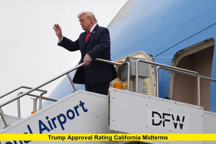 Trump approval rating California midterms