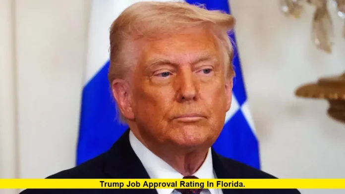 Trump job approval rating in Florida. Trump job approval rating in Florida