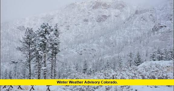 Winter Weather Advisory Colorado. Winter Weather Advisory Colorado