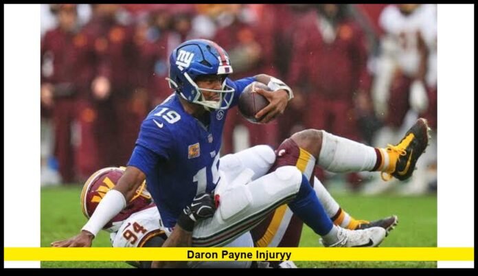 daron payne injuryy Commanders Face Defensive Setback Ahead of Eagles Clash
