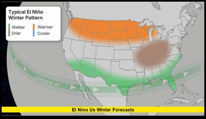 el nino us winter forecasts NOAA Signals a Major Shift in Temperature and Rainfall Patterns