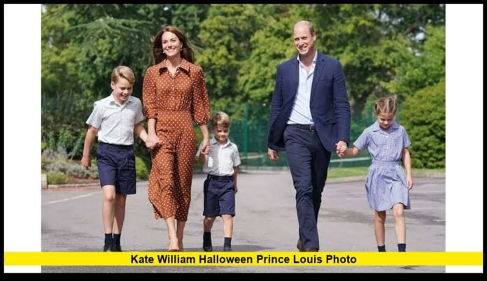 kate william halloween prince louis photo