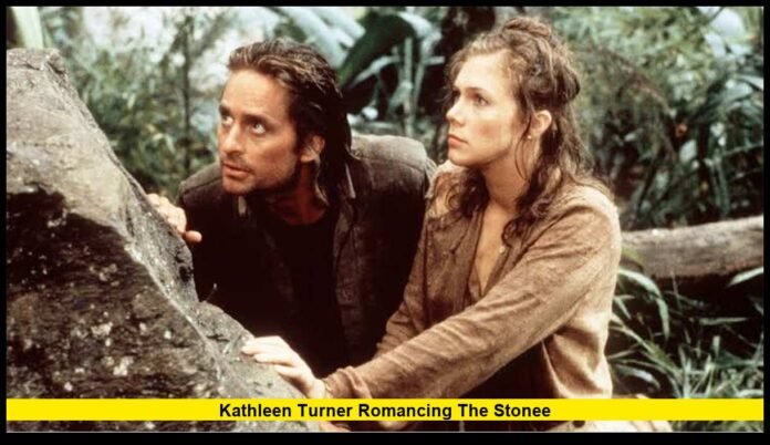 kathleen turner romancing the stonee New Michael Douglas Revelation Puts 1984 Classic Back in Spotlight