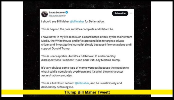 trump bill maher tweett Why Trump Attacked the HBO Comedian After Their White House Dinner