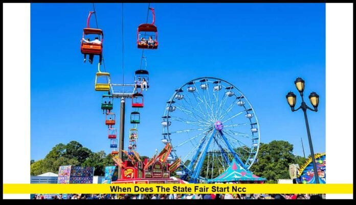 when does the state fair start ncc 2026 Schedule, Tickets and Top Attractions