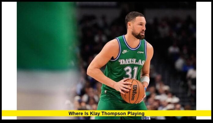 where is klay thompson playing