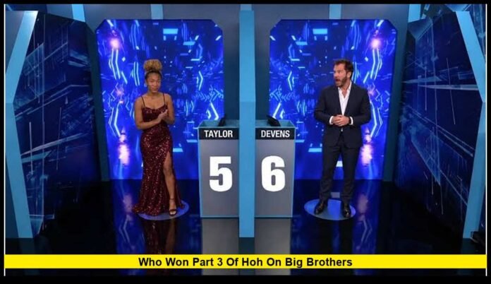 who won part 3 of hoh on big brotherS Rick Devens Wins Final Competition